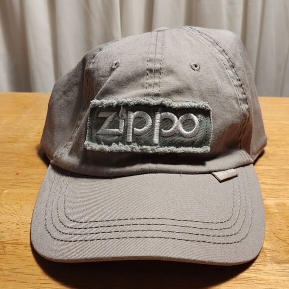 Zippo Grey Medium Flexfit Hat - NWOT - Picture 1 of 8